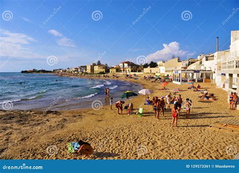 Punta Secca in the Province of Ragusa Italy Editorial Photo - Image of ...