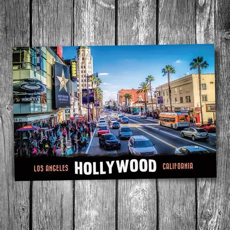 Downtown Hollywood Postcard - Christopher Arndt Postcard Co ...