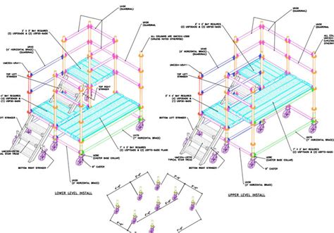 Scaffolding Drawing at GetDrawings | Free download