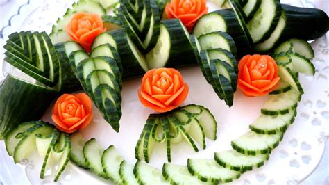 ItalyPaul - Art In Fruit & Vegetable Carving Lessons: Cucumber and ...