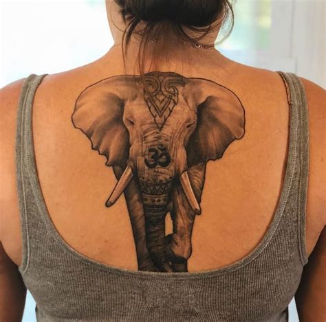 Healed Thai elephant by Andi Victoria at Four Peaks Professional Tattooing in Milford Delaware ...