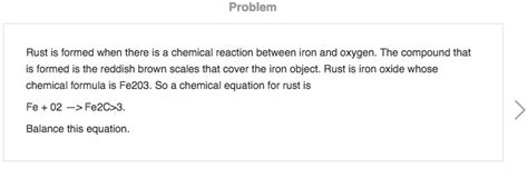 Spice of Lyfe: Chemical Equation Rust