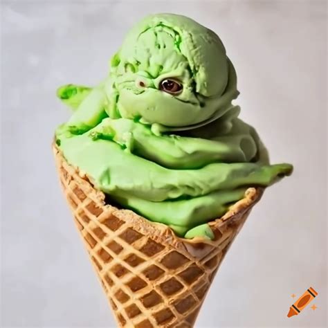 Yoda inspired ice cream