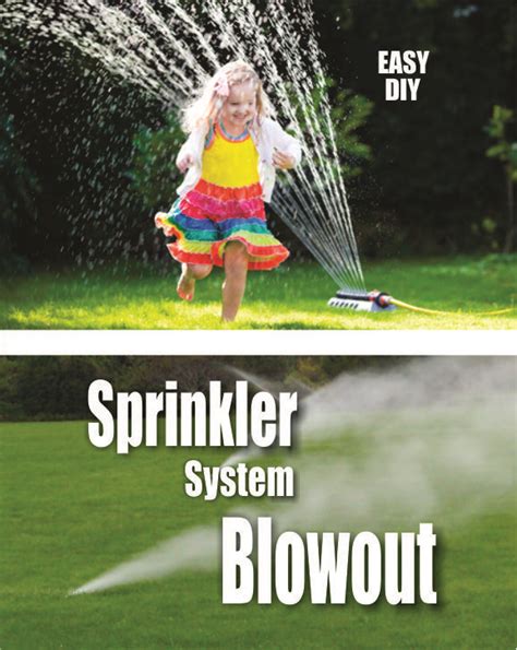 Easy DIY Sprinkler System Blowout Winterization. FREE step by step instructions. www ...