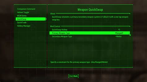 Mod Configuration Menu at Fallout 4 Nexus - Mods and community