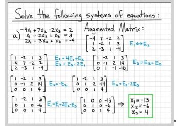 Linear Algebra Examples