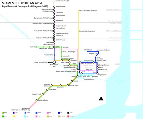 From Wikiwand: Schematic of rapid transit and passenger rail service in ...