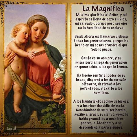 Oraciones, Oracion magnifica, Magnificat oracion