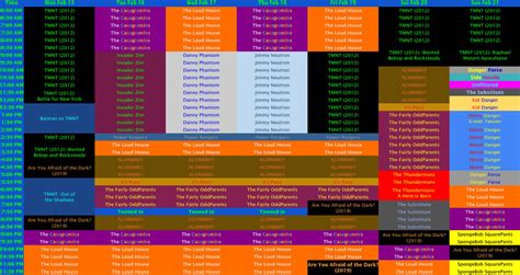 Nicktoons Schedule 2021 WK6 by NickSchedules on DeviantArt