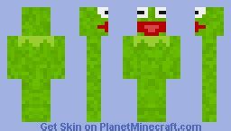 kermit le frog Minecraft Skin