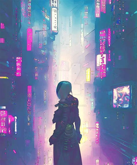 Cyberpunk Vaporwave Anime Japan Cyber futuristic by sytacdesign on DeviantArt