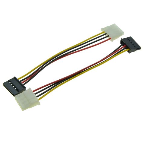 4 Pin Molex Female TO 15pin SATA Female Power Supply Cable for SATA Dvires IDE plug to 15 Pin ...