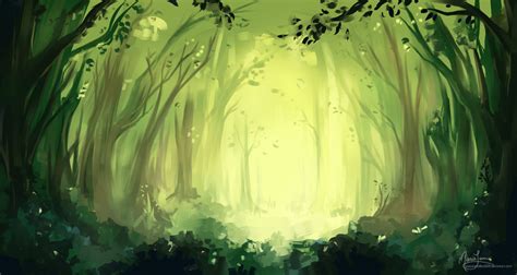 Enchanted Forest Drawing at GetDrawings | Free download