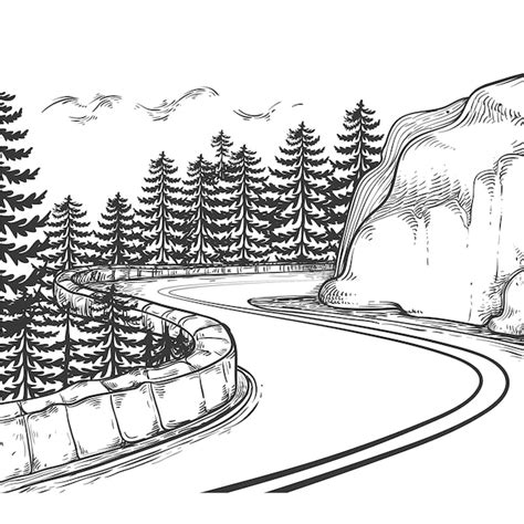 Road Drawing Images - Free Download on Freepik