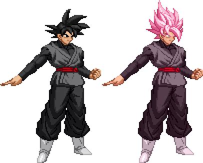 Goku Black Transformation Sprites by Spartan-A21 on DeviantArt