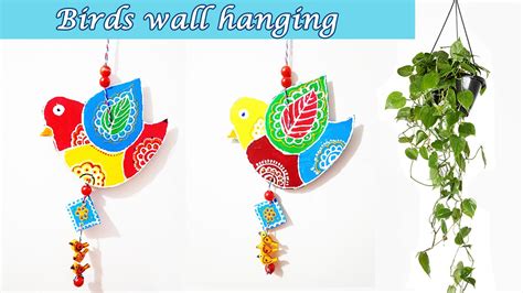 Attractive And Easy To Make DIY- Birds Wall Hanging Decor Using ...