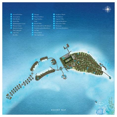 InterContinental Maldives Resort Map by InterContinental Maldives - Issuu