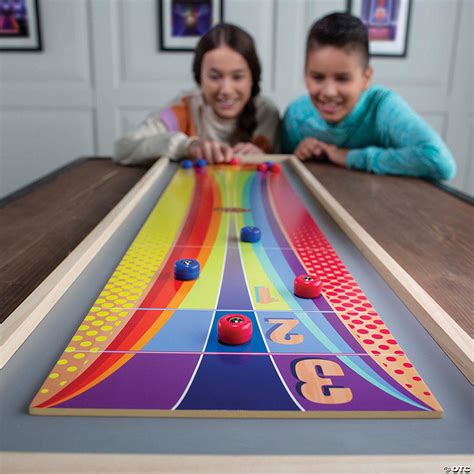 Shuffleboard/Curling 2-in-1 Tabletop Game | MindWare