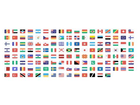 Country Flags Vector PNG vector in SVG, PDF, AI, CDR format