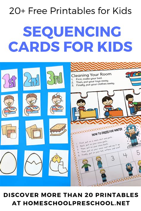 3 Step Sequencing Cards Free Printables For Preschoolers - Free ...