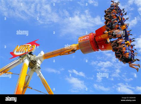 A scary carnival ride at the Royal Perth Show, Western Australia Stock ...