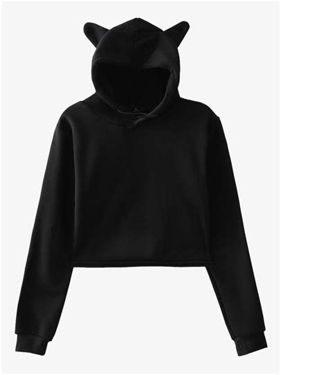 Kitty Hooded with Cat Ears Hoodie - UrbanWearOutsiders