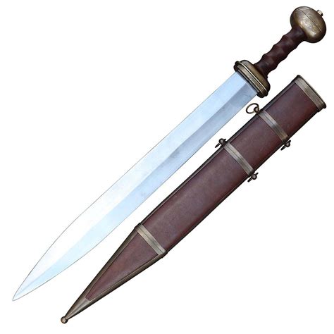 Ancient Roman Legionary Gladius Sword with Scabbard — Medieval Depot