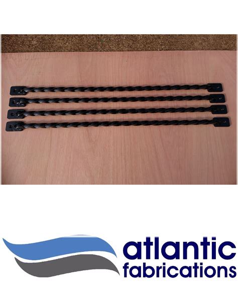 DIY WINDOW SECURITY BARS - 12MM SQ. STEEL TWISTED BARS (4 Per Set) | Atlantic Fabrications