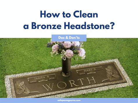 How to Clean a Bronze Headstone: Dos & Don’ts | Safe Passage