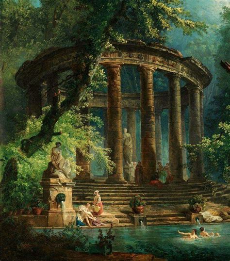 Hubert Robert, The bathing pool | Arte renacentista pintura, Arte renacentista, Arte del ...