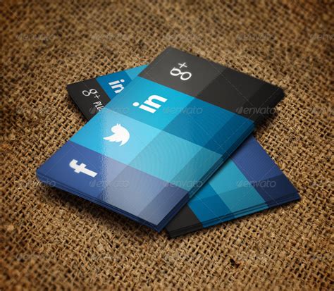 15 + Best Social Business Cards Templates