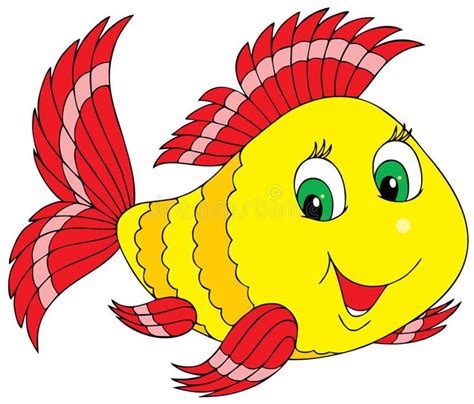 Coral fish. Colorful coral fish with happy smile Vector clip-art / animal charac , #Ad, #coral ...