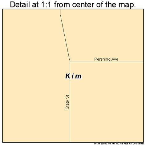 Kim Colorado Street Map 0840570