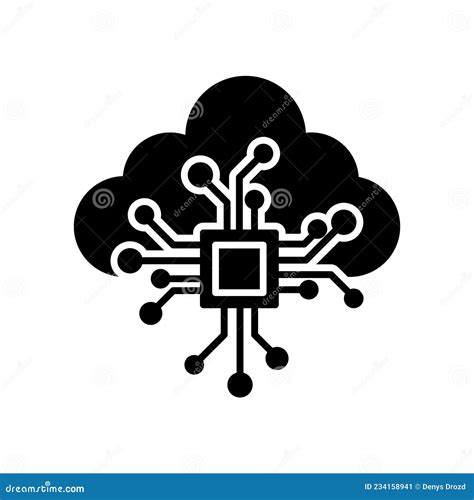 IOT Icon Vector. Cloud Service Illustration Sign. Smart Digital Stmbol ...