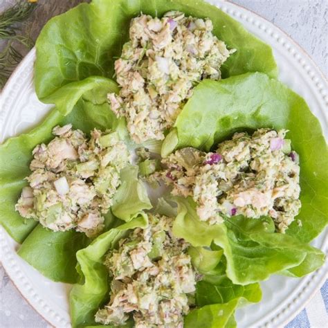 Tuna Salad Lettuce Wraps - The Roasted Root