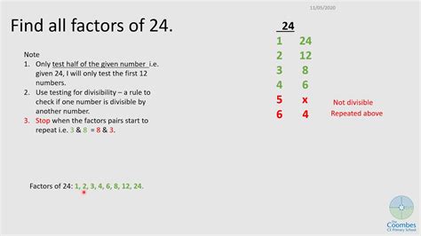 Factor Pairs Game Ks2