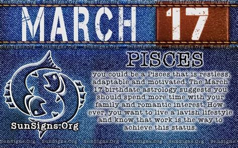 March 17 Zodiac Horoscope Birthday Personality - SunSigns.Org