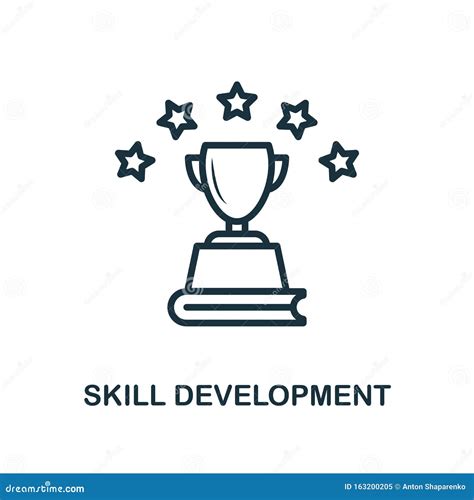 Skill Development Icon Outline Style. Thin Line Creative Skill ...