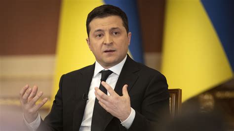 Ukraine's President Zelenskyy urges world leaders to cool talk of war : NPR