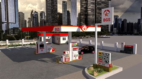 Gas Station Proposed Layout on Behance