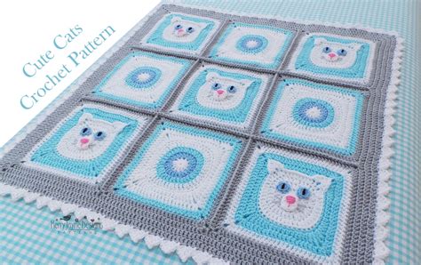 Cat Blanket Crochet Pattern USA – Kerry Jayne Designs Ltd