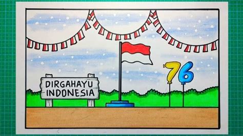 Menggambar Tema 17 Agustus