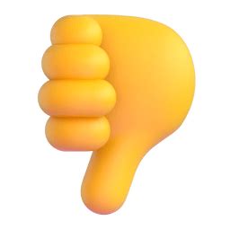 Thumbs Down Emoji | Emoji Thumbs Down Meaning