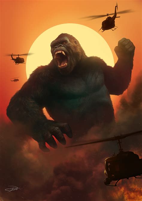 Kong: Skull Island illustration by yinyuming on DeviantArt