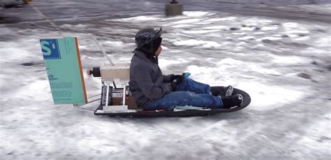 Travel In Style On An Electric Air Sled | Hackaday