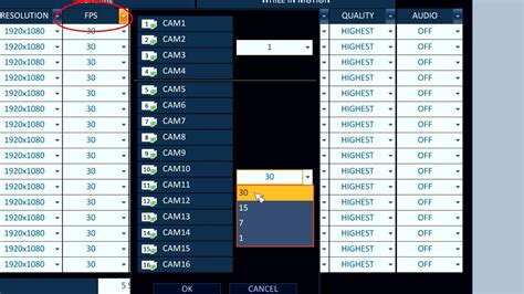 DVR/NVR Setup: Recording configuration - YouTube