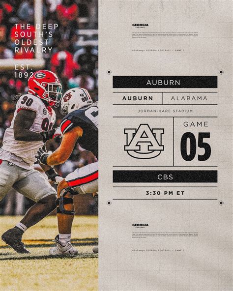 UGA Football: Georgia vs Auburn Game Time and Channel Set – Field ...