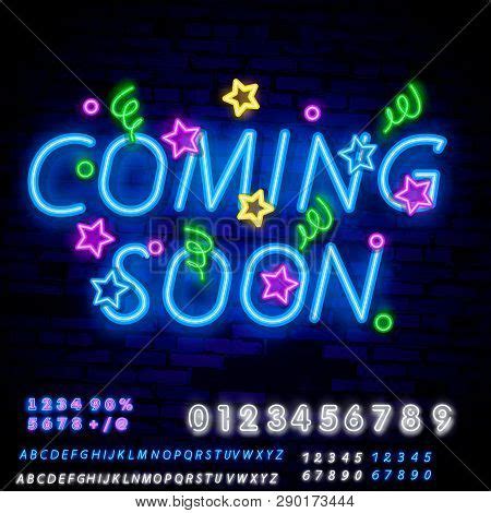 Coming Soon Neon Sign Vector & Photo (Free Trial) | Bigstock