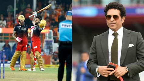 Virat Kohli's 6th IPL Hundred Earns Massive Praise From Sachin Tendulkar