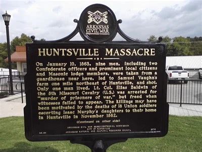 Huntsville Massacre - Memorial Park - Huntsville AR - Arkansas ...